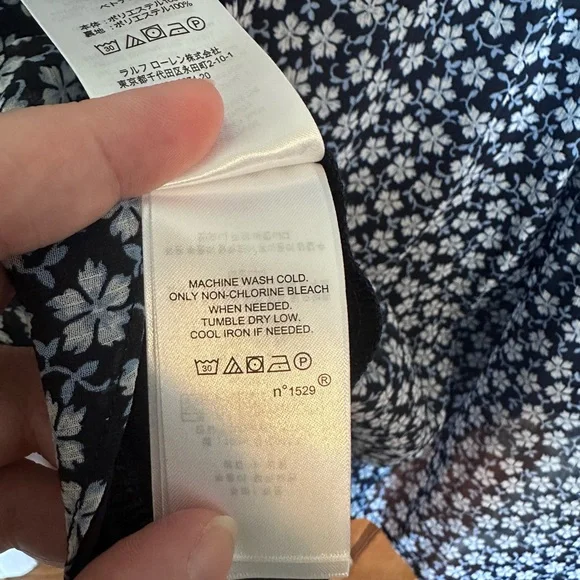 Ralph Lauren Black and White Floral Dress - Picture 6 of 6